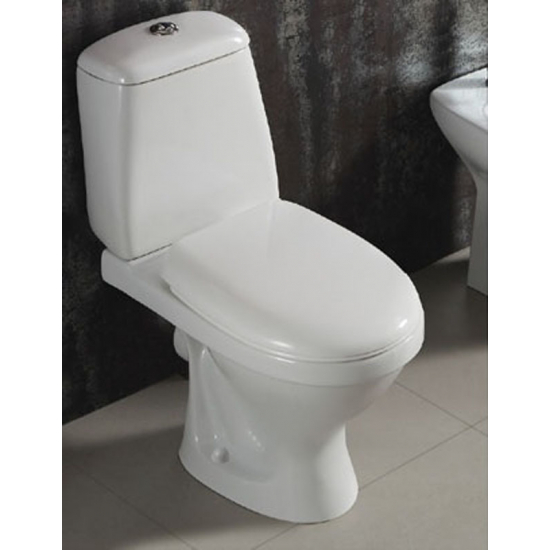 Унитаз компакт AZARIO Trend AZ-2018-P с сиденьем микролифт, горизонтальный выпуск