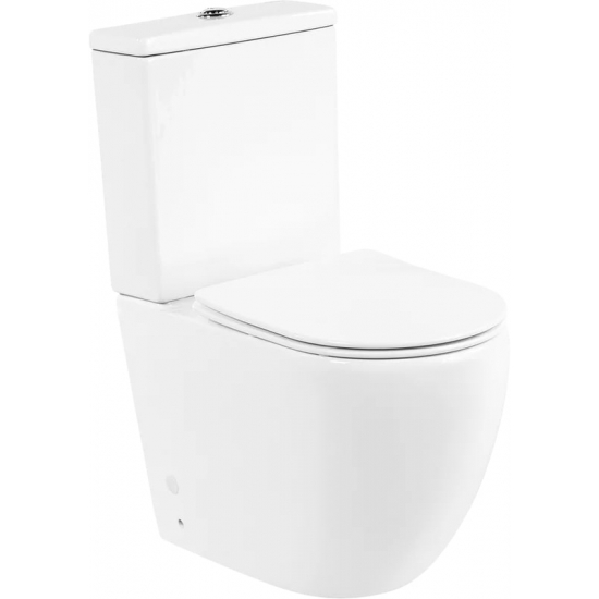 Унитаз компакт BELBAGNO Amanda BB051CPR безободковый, крышка BB051SC с микролифтом, бачок BB051T