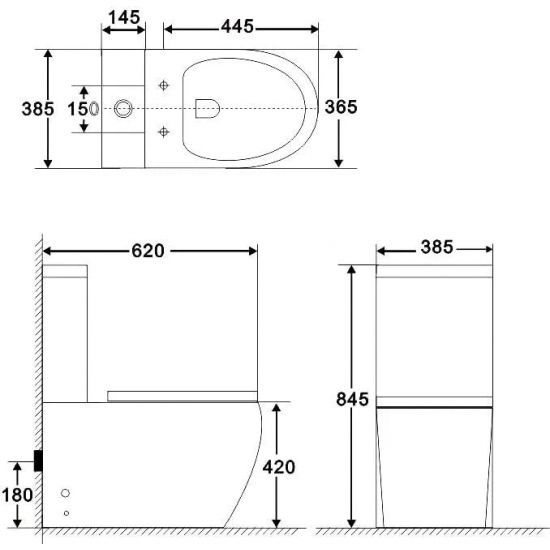 Унитаз компакт BELBAGNO Amanda BB051CPR безободковый, крышка BB2111SC с микролифтом, бачок BB051T