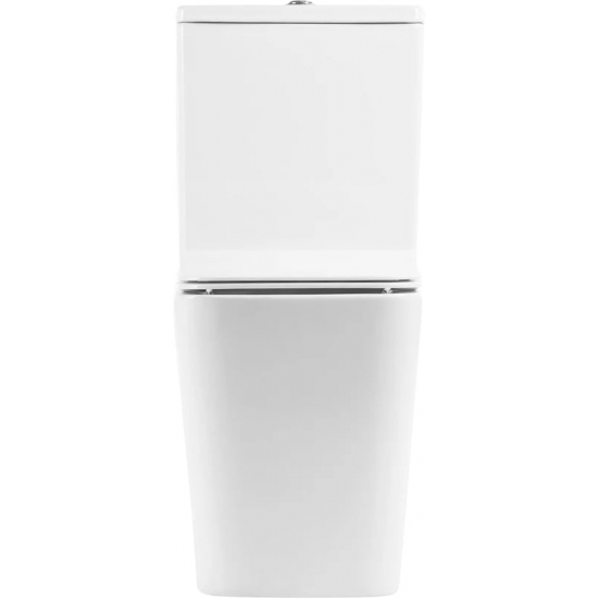 Унитаз компакт BELBAGNO Ardente-R BB02093CPR безободковый, крышка BB2112SC микролифт, бачок BB02093T