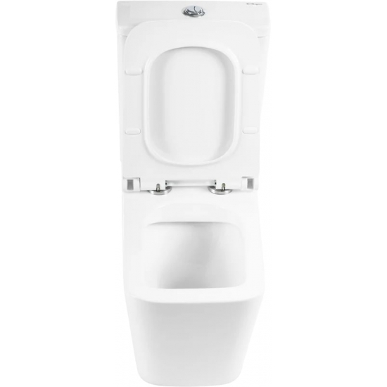 Унитаз компакт BELBAGNO Ardente-R BB02093CPR безободковый, крышка BB2112SC микролифт, бачок BB02093T