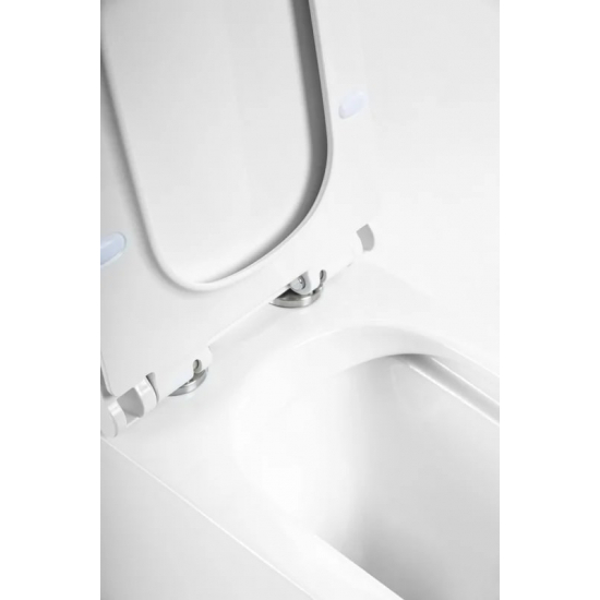 Унитаз компакт BELBAGNO Ardente-R BB02093CPR безободковый, крышка BB2112SC микролифт, бачок BB02093T