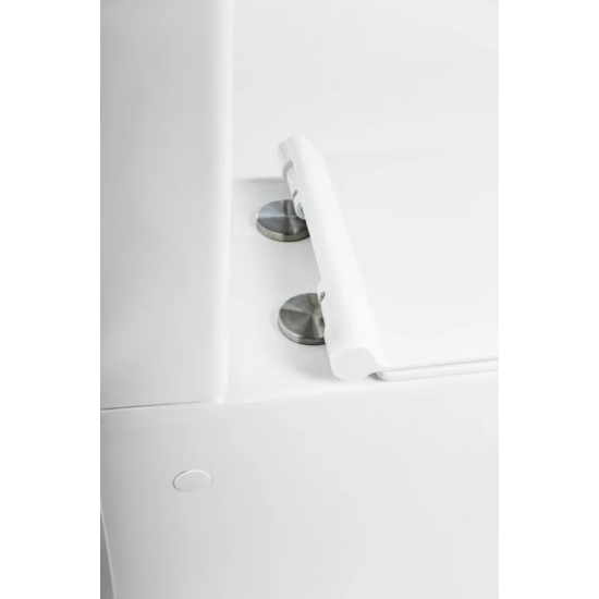 Унитаз компакт BELBAGNO Ardente-R BB02093CPR безободковый, крышка BB2112SC микролифт, бачок BB02093T