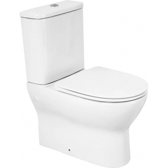 Унитаз компакт BELBAGNO Energia BB8134CPR/SC безободковый, с микролифтом, бачок BB8134T