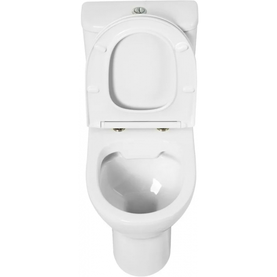 Унитаз компакт BELBAGNO Energia BB8134CPR/SC безободковый, с микролифтом, бачок BB8134T