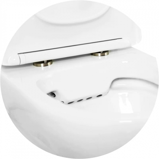 Унитаз компакт BELBAGNO Energia BB8134CPR/SC безободковый, с микролифтом, бачок BB8134T