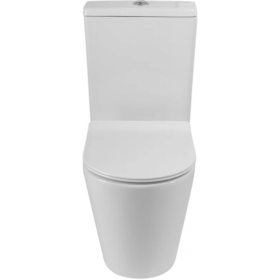 Унитаз компакт BELBAGNO Flay-r BB2149CP-TOR безободковый, крышка BB2111SC микролифт, бачок BB2149T