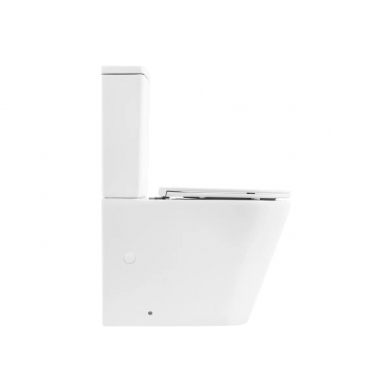 Унитаз компакт BELBAGNO Flay-r BB2149CP-TOR безободковый, крышка BB870SC микролифт, бачок BB2149T