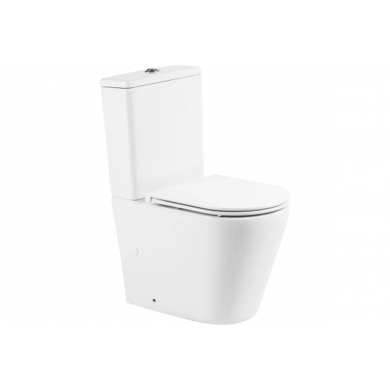 Унитаз компакт BELBAGNO Flay-r BB2149CP-TOR безободковый, крышка BB870SC микролифт, бачок BB2149T