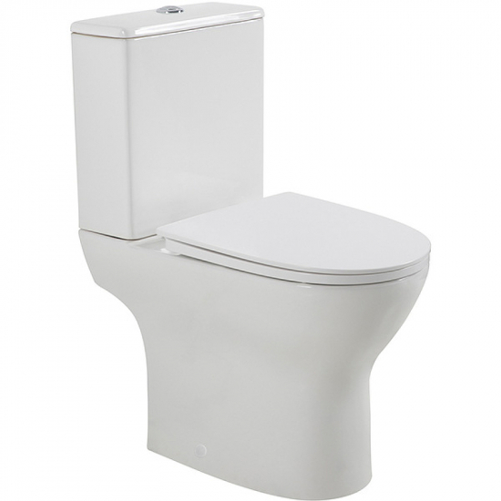 Унитаз компакт BELBAGNO Lounge BB045CPR/SC безободковый, с микролифтом, бачок BB045/051T