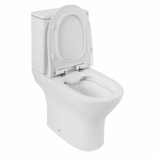 Унитаз компакт BELBAGNO Lounge BB045CPR/SC безободковый, с микролифтом, бачок BB045/051T