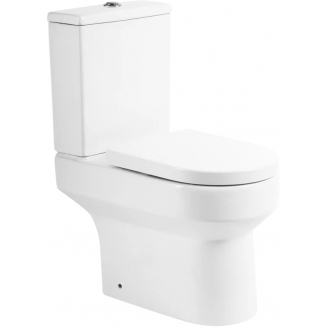 Унитаз компакт BELBAGNO Norma BB339CPR безободковый, крышка BB865SC с микролифтом, бачок BB339T