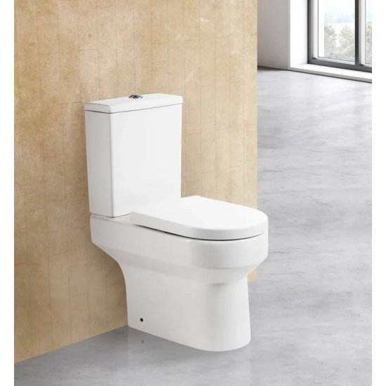 Унитаз компакт BELBAGNO Norma BB339CPR безободковый, крышка BB865SC с микролифтом, бачок BB339T