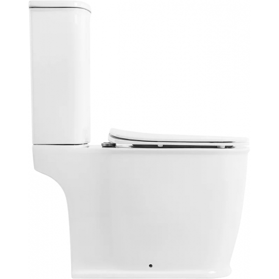 Унитаз компакт BELBAGNO Prado BB10150CP с микролифтом, бачок BB10150T