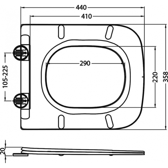 Унитаз компакт BELBAGNO Prado BB10150CP с микролифтом, бачок BB10150T