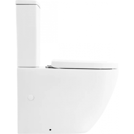 Унитаз компакт BELBAGNO Sfera-r BB2141CPR безободковый, крышка BB105SC с микролифтом, бачок BB2141T