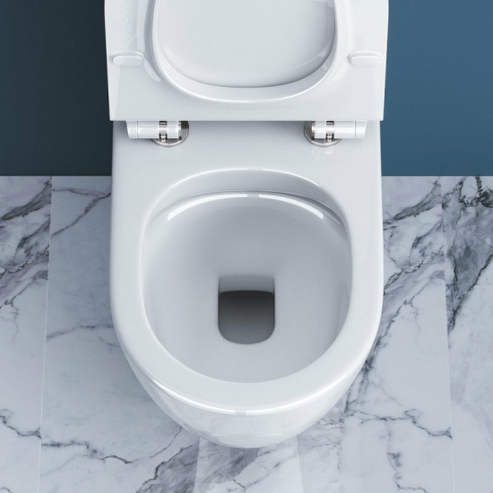 Унитаз компакт BELBAGNO Sfera-r BB2141CPR безободковый, крышка BB2034SC с микролифтом, бачок BB2141T