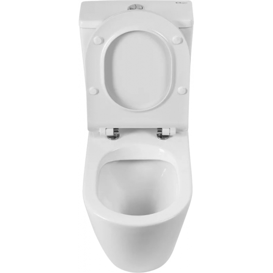 Унитаз компакт BELBAGNO Sfera-r BB2141CPR безободковый, крышка BB901SC с микролифтом, бачок BB2141T