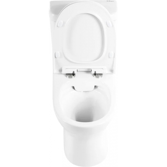 Унитаз компакт BELBAGNO Steam BB130CPR/SC безободковый, бачок BB130T, крышка BB130SC