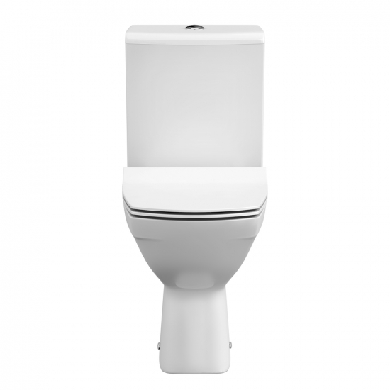 Унитаз компакт CERSANIT Carina Clean On 011 3/5 DPL EO slim с микролифтом, безоботковый