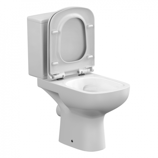 Унитаз компакт CERSANIT Colour Clean On 011 3/5 DPL EO с микролифтом, безоботковый
