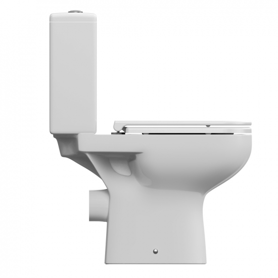 Унитаз компакт CERSANIT Colour Clean On 011 3/5 DPL EO с микролифтом, безоботковый