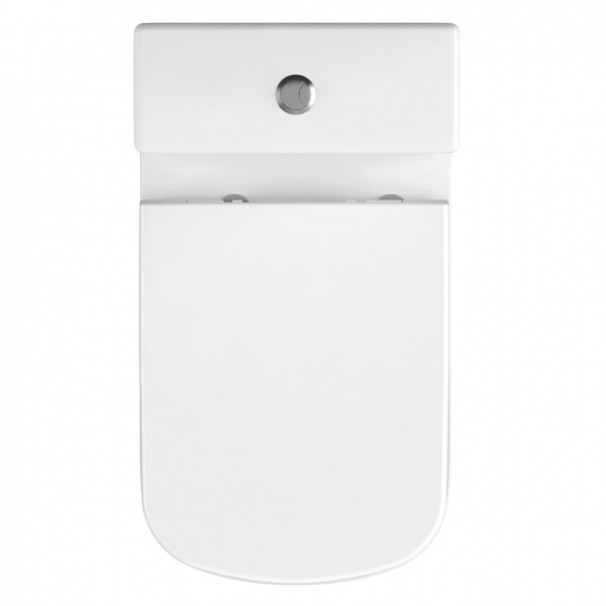 Унитаз компакт CERSANIT Colour Clean On 011 3/5 DPL EO с микролифтом, безоботковый