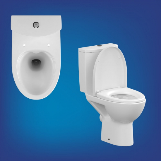 Унитаз компакт CERSANIT Parva Clean On 011 3/6 DPL EO с микролифтом