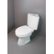 Унитаз компакт CREO CERAMIQUE Project PR1003C угловой, горизонтальный выпуск, с микролифтом