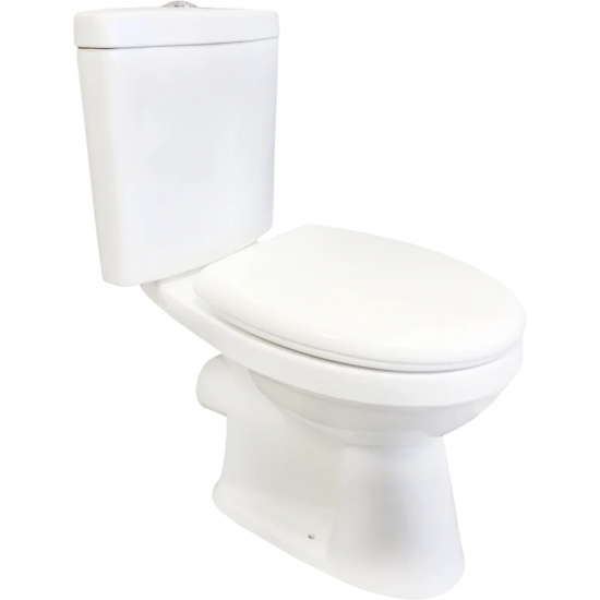 Унитаз компакт CREO CERAMIQUE Project PR1003C угловой, горизонтальный выпуск, с микролифтом