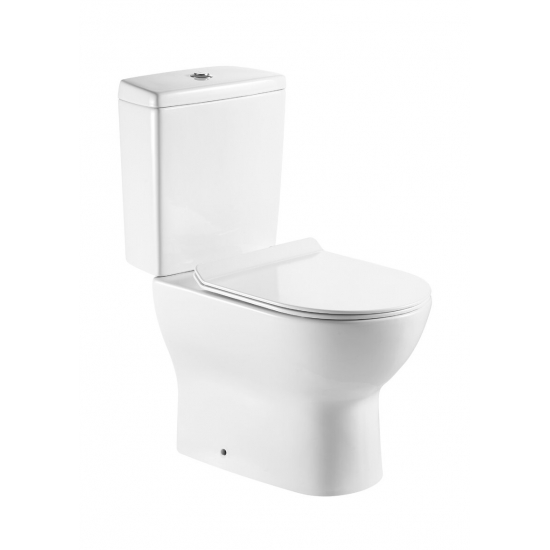 Унитаз компакт EVA GOLD A080 с сиденьем микролифт, быстросъёмное