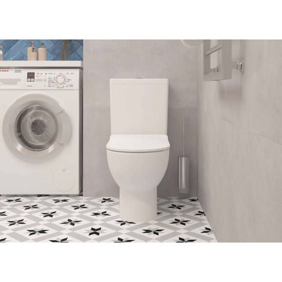 Унитаз компакт EVA GOLD A080 с сиденьем микролифт, быстросъёмное