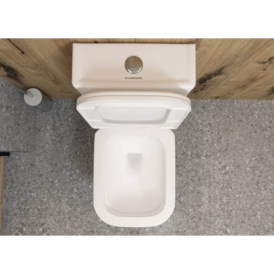 Унитаз компакт EVA GOLD A2104 с сиденьем микролифт, быстросъёмное