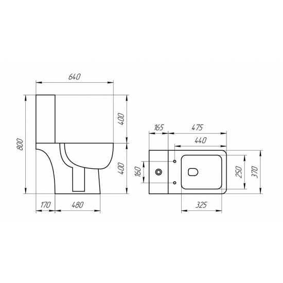 Унитаз компакт EVA GOLD A2104 с сиденьем микролифт, быстросъёмное