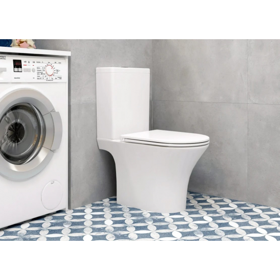 Унитаз компакт EVA GOLD A2801 с сиденьем микролифт, быстросъёмное