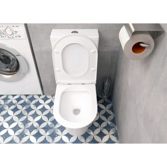 Унитаз компакт EVA GOLD A2801 с сиденьем микролифт, быстросъёмное