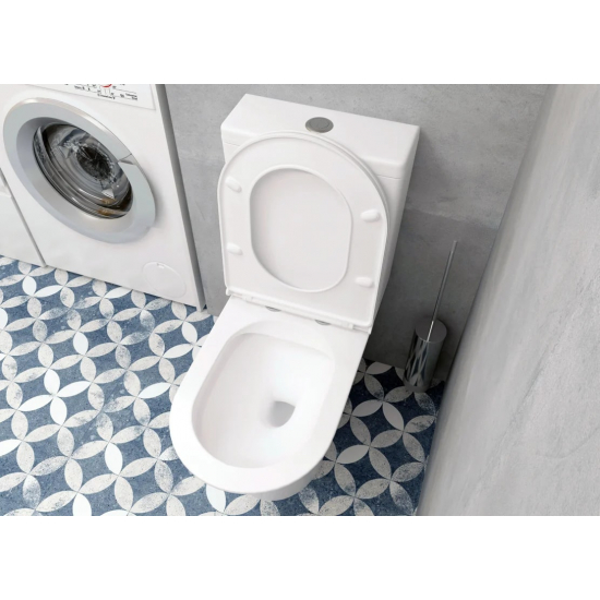 Унитаз компакт EVA GOLD A2801 с сиденьем микролифт, быстросъёмное