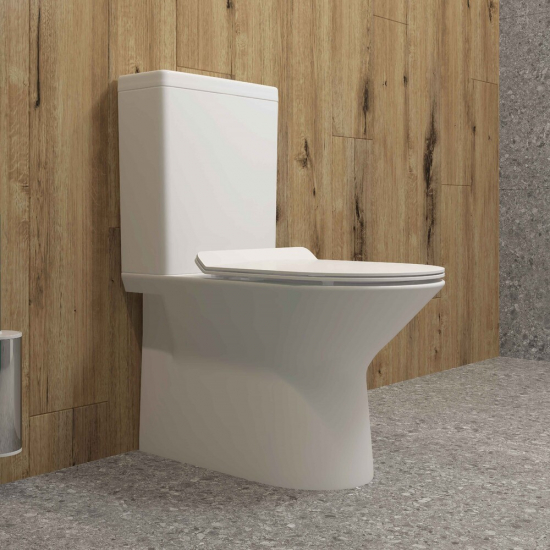 Унитаз компакт EVA GOLD A2802 с сиденьем микролифт тонкое, быстросъёмное