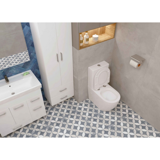 Унитаз компакт EVA GOLD A2809 с сиденьем микролифт тонкое, быстросъёмное