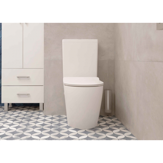 Унитаз компакт EVA GOLD A2809 с сиденьем микролифт тонкое, быстросъёмное