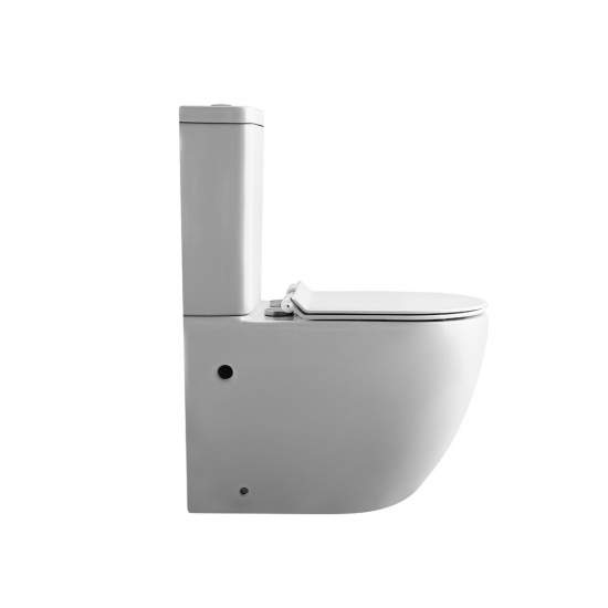 Унитаз компакт EVA GOLD A2809 с сиденьем микролифт тонкое, быстросъёмное