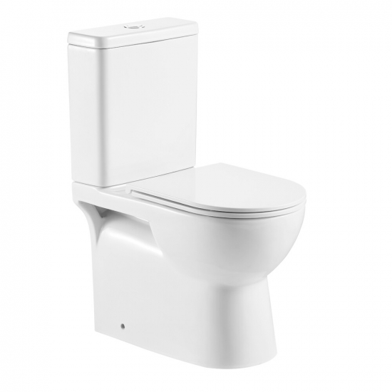 Унитаз компакт EVA GOLD A8060 с сиденьем микролифт тонкое, быстросъёмное