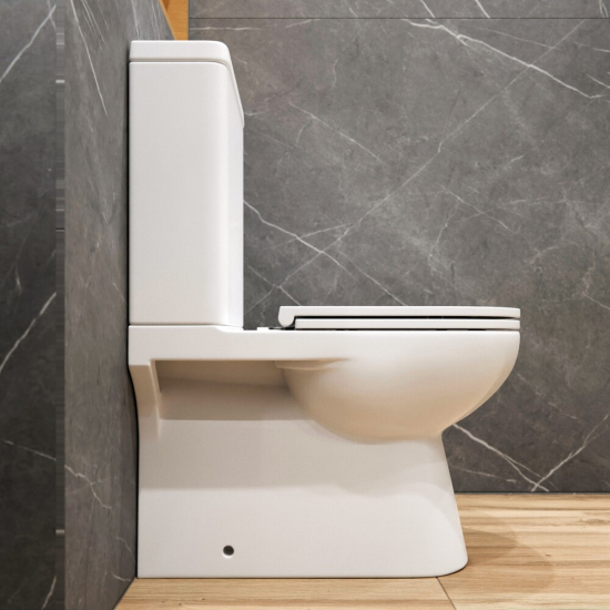 Унитаз компакт EVA GOLD A8060 с сиденьем микролифт тонкое, быстросъёмное