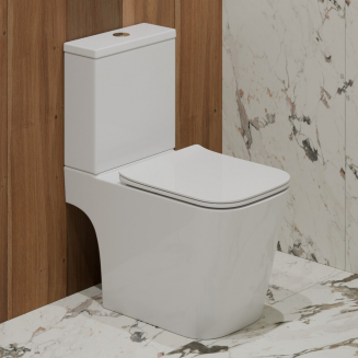 Унитаз компакт EVA GOLD A9000 с сиденьем микролифт тонкое, быстросъёмное