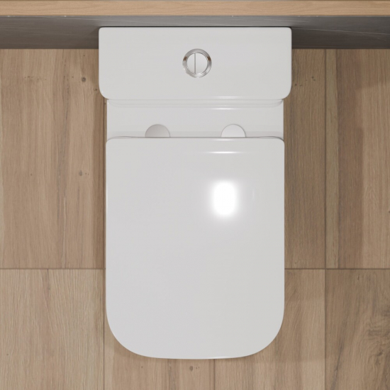 Унитаз компакт EVA GOLD A9001 с сиденьем микролифт тонкое, быстросъёмное