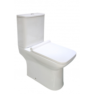 Унитаз компакт EVA GOLD B04 с сиденьем микролифт тонкое, быстросъёмное