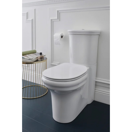 Унитаз компакт JACOB DELAFON Cleo UJAC102-0, безободковый, с микролифтом