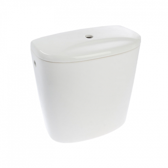 Унитаз компакт ЛОБНЕНСКИЙ СТРОЙФАРФОР Универсал Эконом боковая подводка, косой выход, белый