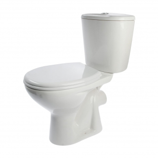 Унитаз компакт ЛОБНЕНСКИЙ СТРОЙФАРФОР Универсал NEW 90 нижняя подводка, горизонтальный выход, белый