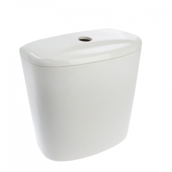 Унитаз компакт ЛОБНЕНСКИЙ СТРОЙФАРФОР Универсал Стандарт нижняя подводка, косой выход, белый